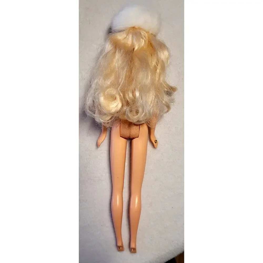1996 Barbie Special Occasion Doll Gown Faux Fur Hat Pearl Necklace Earrings Ring